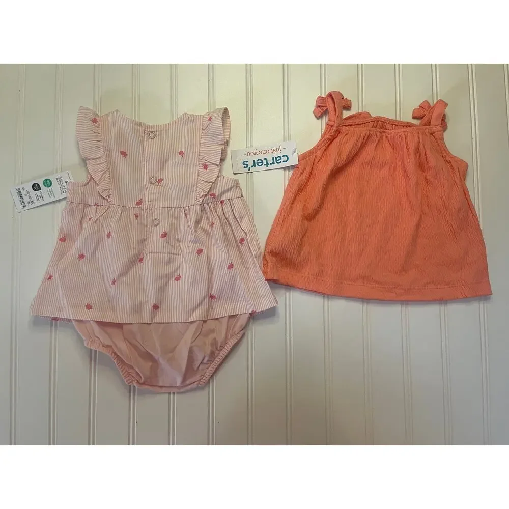 NWT‎ NEW Carters Bundle Bodysuit Top Gift Baby Shower Baby Girl 3 Months